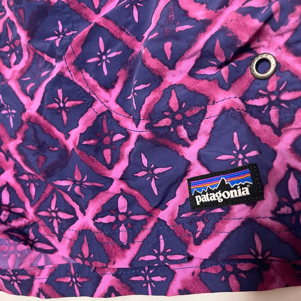 Vtg Patagonia Costa Rica Baggies 3” Shorts Pink Purple Girl’s XXL Women’s XS S - Picture 8 of 10